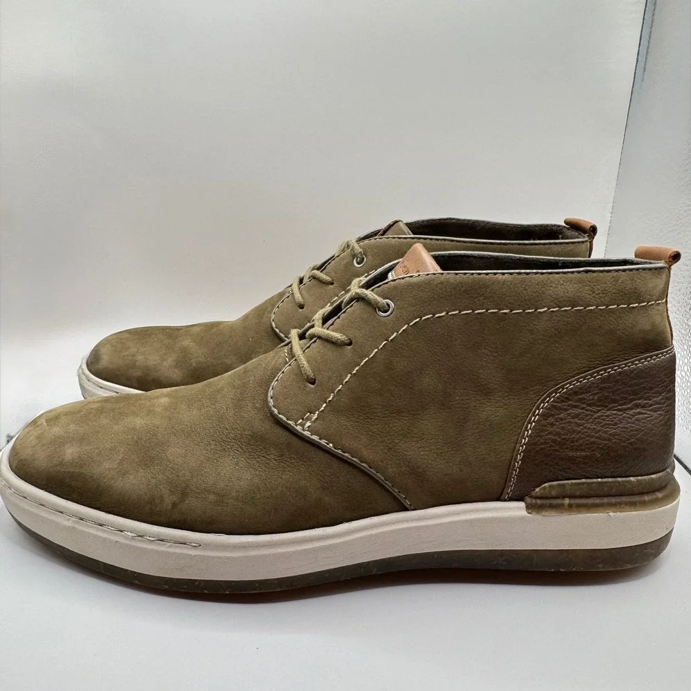 Earth Elements Abound Mens 11 Taupe Leather Suede Chukka Boots CBGP072021‎